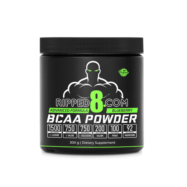 BCAA Poeder Blauwe Bes - 300 Gram - Ripped8