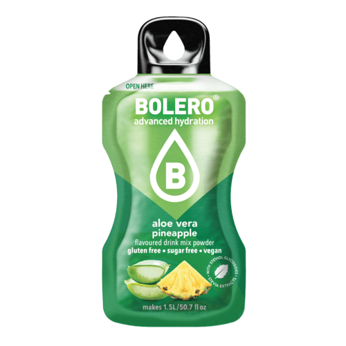 Bolero® Aloe Vera Ananas | 9g | 1,5L Box 24 Stuks - Ripped8