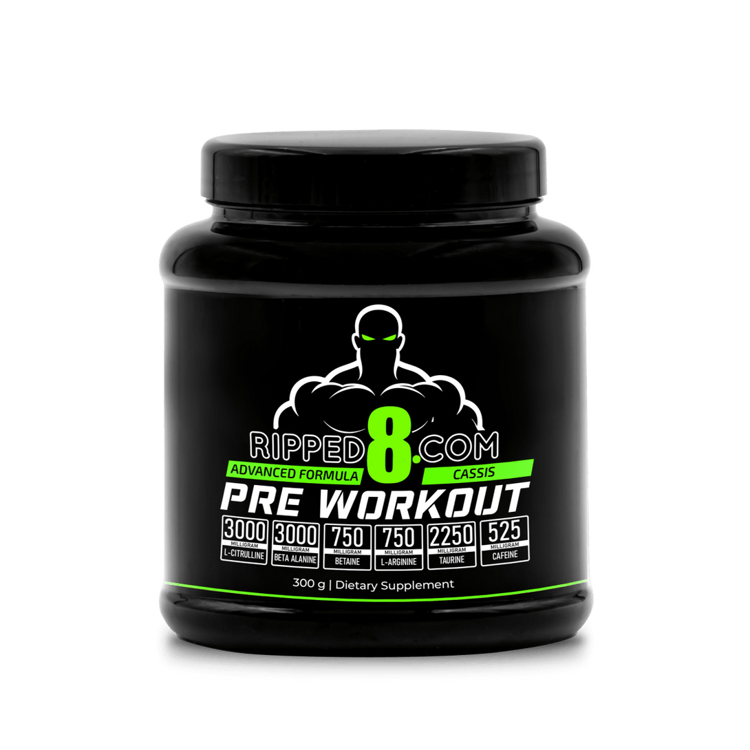 Pre - workout Cassis - 300 Gram - Ripped8