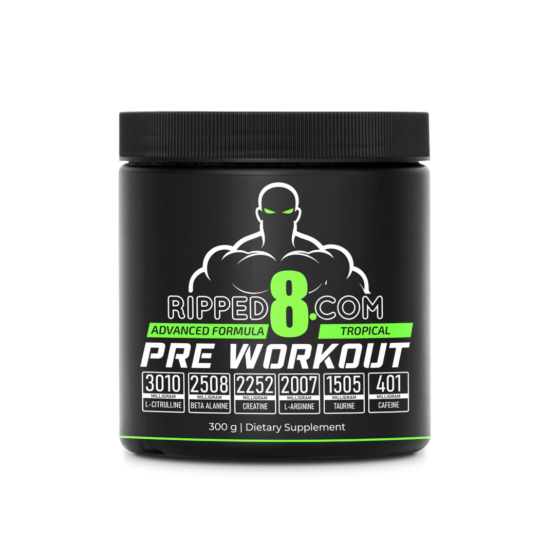 Pre - workout Tropical - 300 Gram - Ripped8